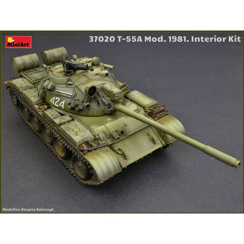 Сборная модель MiniArt MA37020 Советский средний танк Т-55А образца 1981 г: Тип модели танк