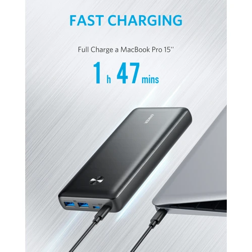Внешний аккумулятор ANKER Power Bank PowerCore III Elite 25600mAh 87W Black (A1291H11): Количество USB 4