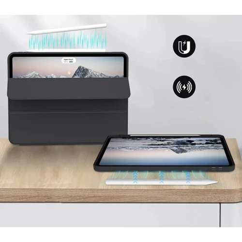 Аксессуар для iPad BeCover Tri Fold Soft TPU with Pencil mount Black for iPad Pro 12.9 (2020-2022) (711115): Тип аксессуара чехол