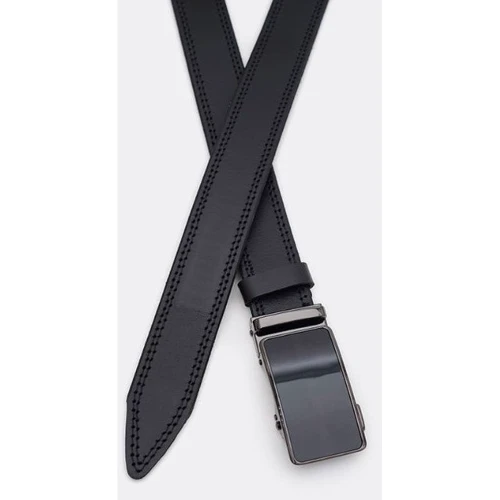 Чоловічий ремінь Borsa Leather чорний (115v1genav41-black): Стать Мужской