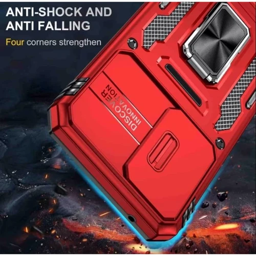 Чехол для телефонов Mobile Case Camshield Army Ring Red for Samsung A366 Galaxy A36 5G / A566 Galaxy A56 5G фото 6