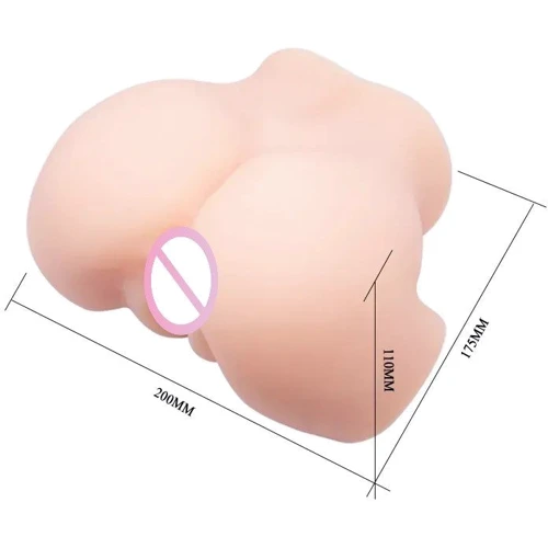 Мастурбатор з вібрацією LYBAILE Crazy Bull Veronica Dual Vagina and Anal (BM-00900T72ZK)