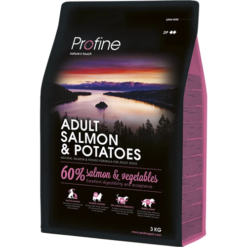 Сухой корм для взрослых собак Profine Adult Salmon с лососем и картофелем 3 кг (8595602517589)