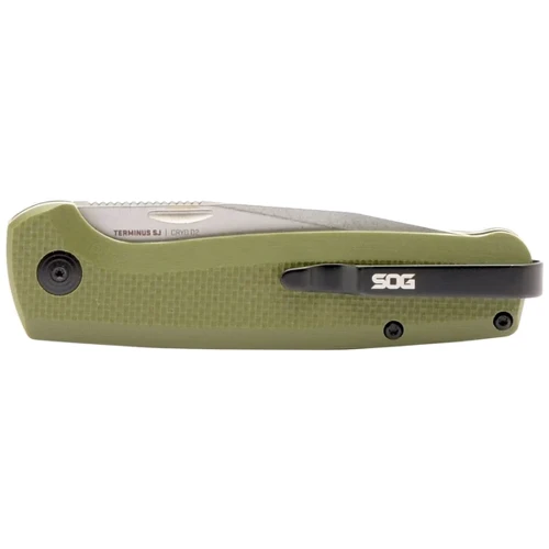 Нож SOG Terminus OD Green (SOG TM1004-BX): Система открывания одной рукой Нет