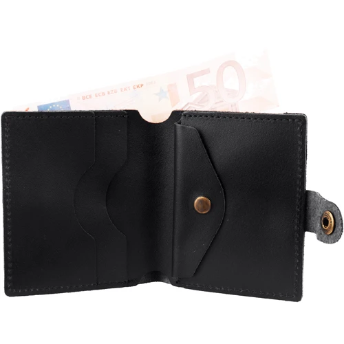 Мужской кошелек DNK Leather черный (DNKPURSE-R-VERT col.J): Тип Кошельки
