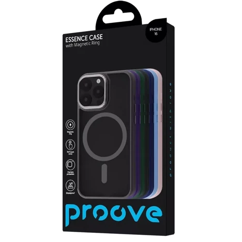 Чехол для iPhone Proove Essence Case with Magnetic Ring Green for iPhone 16 Plus: Тип аксессуара чехол