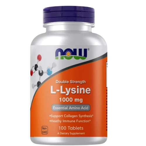 Аминокислота для спорта Now L-Lysine 1000 mg 100 tabs / 100 servings
