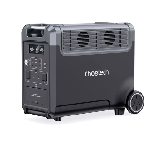Зарядная станция Choetech 3600W 3840Wh Grey (BS009) UA: Выходы потребителей Автоприкуриватель, 220V, USB-A, USB-C