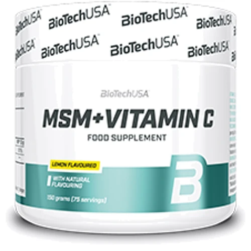 BioTechUSA MSM + Vitamin C 150 g /75 servings/ Lemon