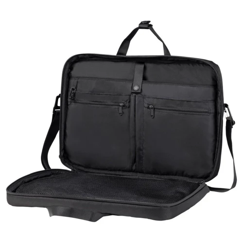 Сумка-рюкзак Jack Wolfskin New York 2 in 1 черная (2010321_6666): Фактура Тканая, Матовая