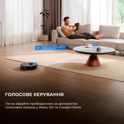 Робот-пилосос Xiaomi Dreame Bot X40 Ultra Complete Black (RLX63CE-2-Bl): Додатково Обнаружение препятствий, С лидаром (лазерная навигация), Низкий уровень шума, Для маленькой квартиры, Для больших помещений, Станция самоочищения, Умный, Адаптация под тип поверхности, Автономные, Авт