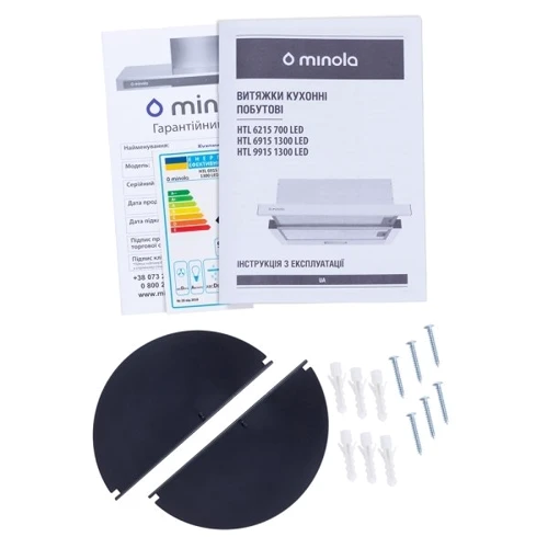 Вытяжка Minola HTL 6915 I 1300 LED: Тип монтажа Встраиваемый