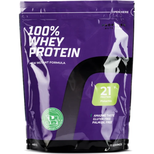 Протеин Progress Nutrition 100% Whey Protein New Instant Formula 460 g / 17 servings / Pistachio