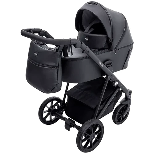 Коляска универсальная 2 в 1 Bair Vega ECO VE-12 черный (681068): Количество блоков 2