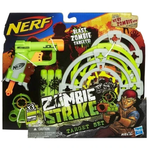 Игрушечное оружие Hasbro, Nerf Бластер Джолт с мишенями и дротиками (A6636E24)