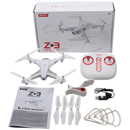 Квадрокоптер Z3 SYMA з 2,4 Ггц управлінням, складною конструкцією і FPV-камерою (32 cм) фото 9