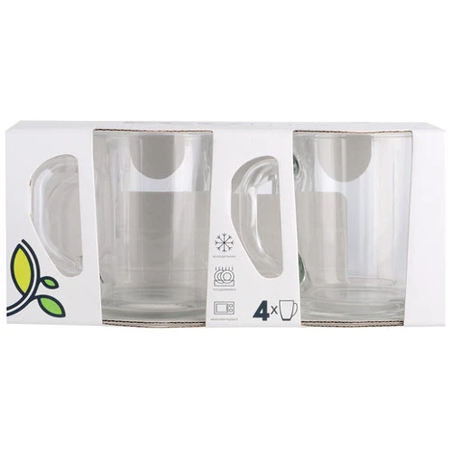 Набір чашок Ecomo Green Tea 4х200 мл (1335-07у): Кількість 4 шт.