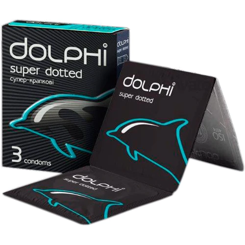 Презервативы DOLPHI Супер-точечные 3 шт