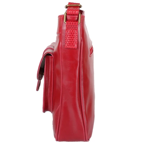 Жіноча сумка через плече Laskara червона (LK10207-red): Тип Сумки