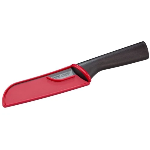 Нож сантоку Tefal Ingenio Ceramic Black с чехлом 13см (K1520414): Рукоятка Пластик Soft Touch
