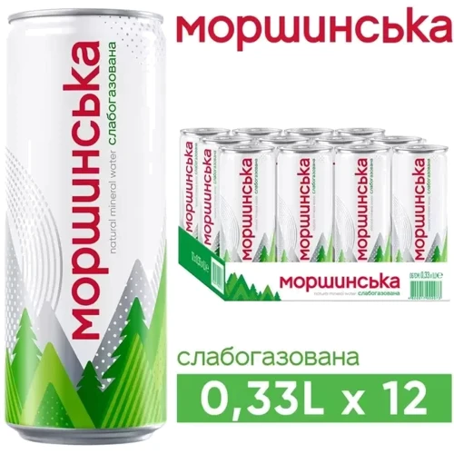 Вода Моршинська минеральная природная столовая слабогазированная 12х0.33 л (DS48200170020731): Страна производитель Украина