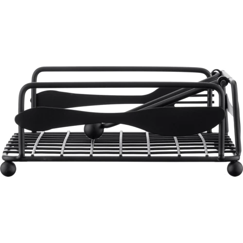 Салфетница Ardesto Midori 18х18х7см метал Черный (AR0906B)