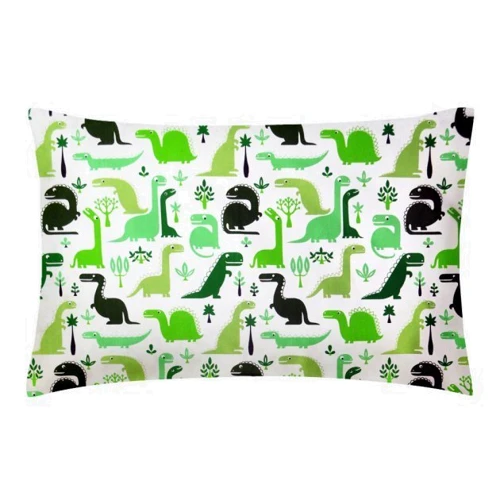 Комплект постільної білизни Cosas на гумці Dino GreenEl-white 160х220 см (DinoGreen_El-white_155)