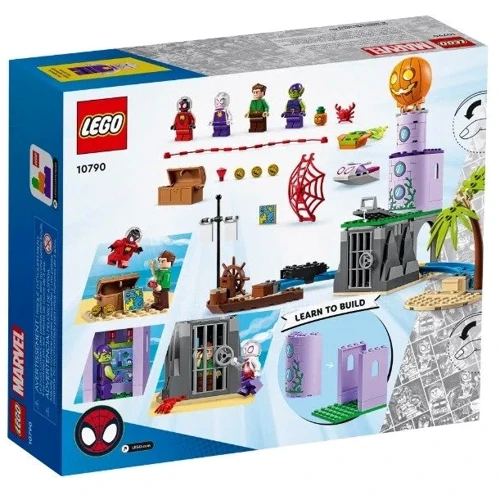 Конструктор LEGO Marvel Команда Паука на маяке Зеленого Гоблина 149 деталей (10790): Количество деталей, шт. 149