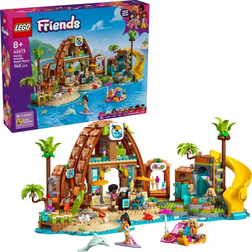 Конструктор LEGO Friends Пляжный курорт для семейного отдыха (42673)
