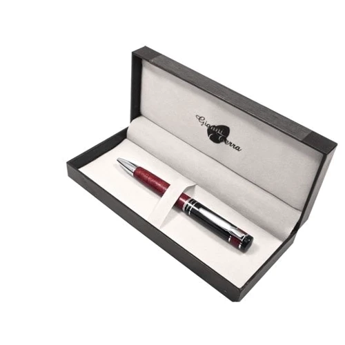 Ручка Gianni Terra шариковая RED стержень 1.0 мм черного цвета HH8198/B(red) фото 4