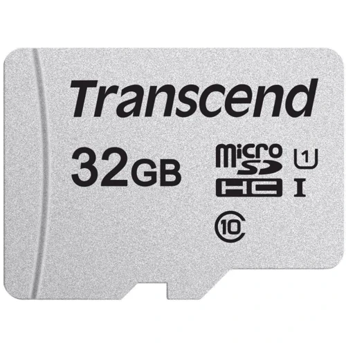 Карта памяти Transcend 32GB microSDHC Class 10 UHS-I U1 (TS32GUSD300S)