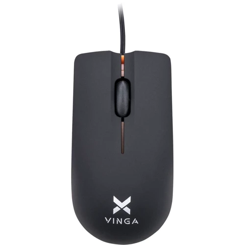Мишка Vinga MS-500 black: Ергономіка для правої і лівої руки