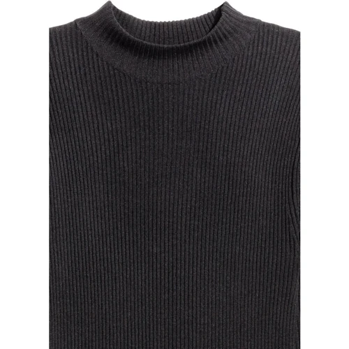 Платье H&M 4427884 44 черное повседневное удлиненное миди: Вид Повседневные платья