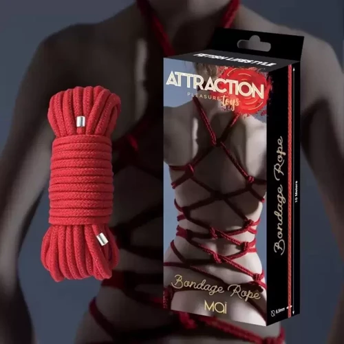 Веревка для BDSM BTB Bondage Rope Red