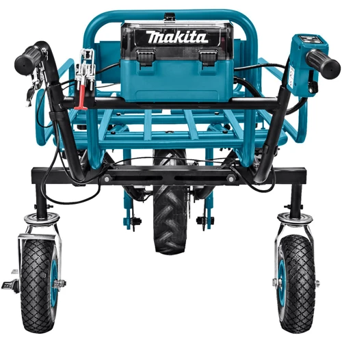 Тачка садово-будівельна акумуляторна самохідна Makita DCU180Z: Обсяг кузова (сипуча суміш), л 140