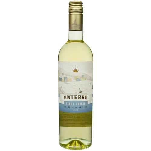 Вино Anterra Pinot Grigio Terre Siciliane IGT белое сухое 0.75 л (FSH_813297000017)