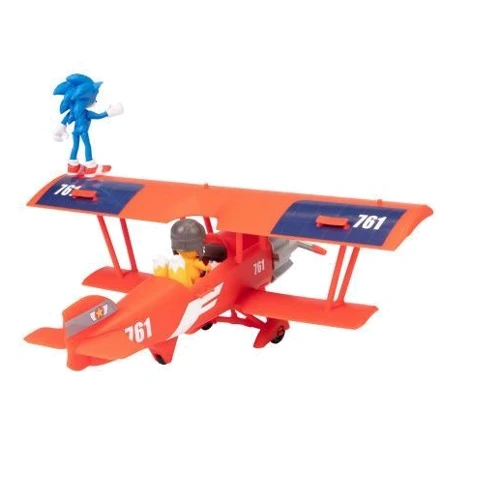 Ігровий набір Sonic the Hedgehog 2 Сонік та Тейлз на біплані (412674)