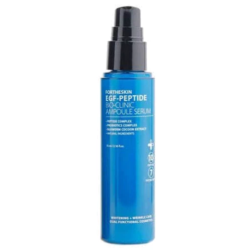 Fortheskin EGF Peptide Bio Clinic Ampoule Serum Сыворотка антивозрастная для лица 3х70 ml: Время применения Универсальный