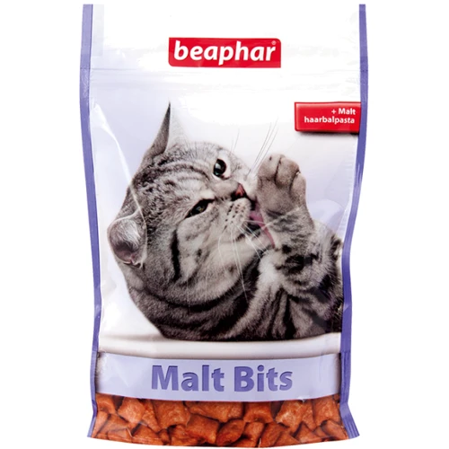 Подушечки для виведення вовни Beaphar Malt Bits у котів 150 г (13247)