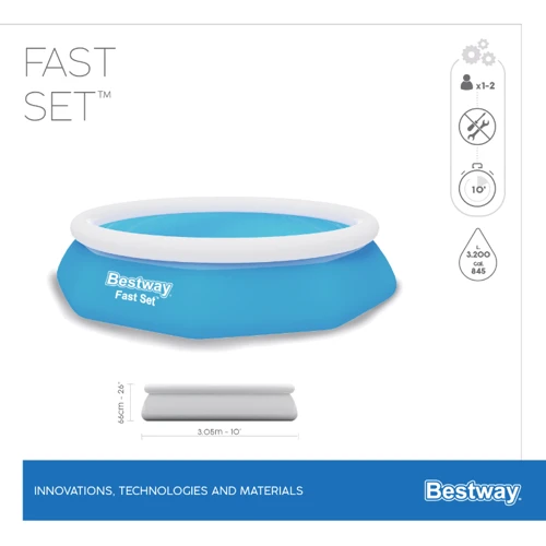 Басейн Bestway сімейний круглий 305-66 см (57456) 3200 л фото 5
