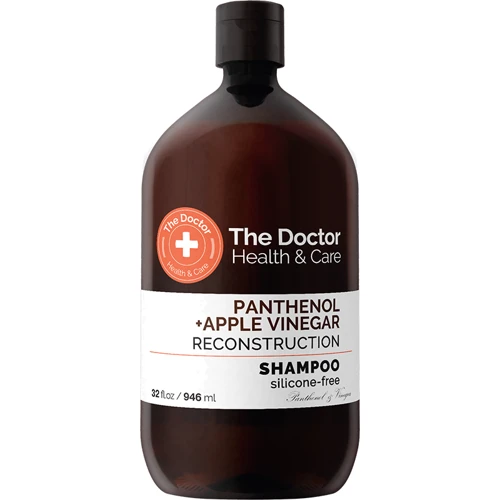 Домашній Лікар The Doctor Health&Care Panthenol + Apple Vinegar Шампунь реконструкція 946 ml