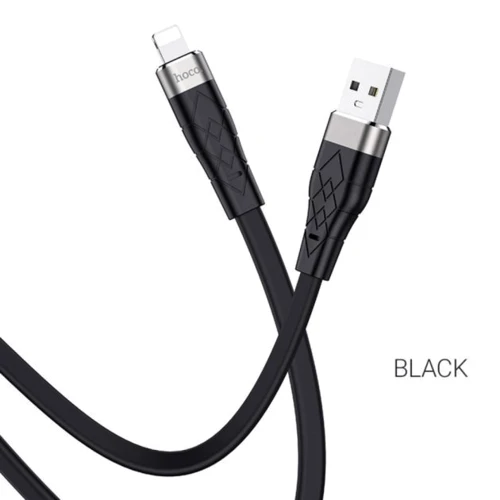 Кабель Hoco USB Cable to Lightning X53 2.4A 1m Black: Тип USB Cable - Lightning