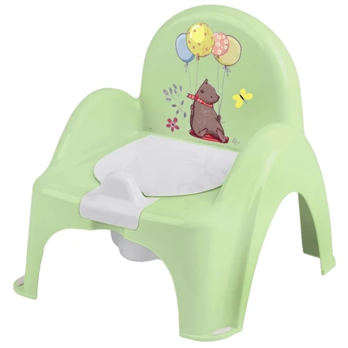 Детский горшок-кресло Tega baby Лесная сказка музыкальный светло-зеленый (PO-073-112)