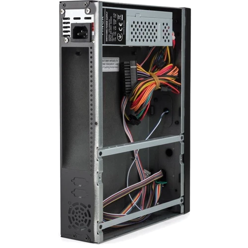 Корпус Vinga CS401B: Матеріал передній панелі пластик