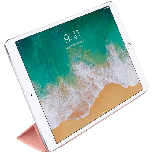 Аксессуар для iPad Apple Leather Smart Cover Soft Pink (MRFK2) for iPad 10.2" 2019-2020/iPad Air 2019/Pro 10.5" фото 5