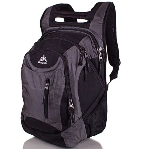 Мужской рюкзак Onepolar серый (W1359-grey)