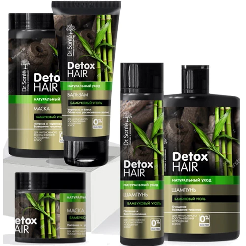 Dr. Sante Detox Hair Шампунь для волос Бамбуковый уголь 1000 ml: Пол Для женщин