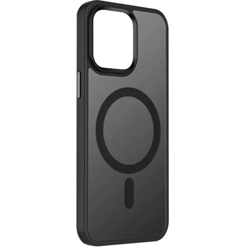 Чехол для iPhone Mobile Case TPU+PC Metal Buttons with MagSafe Colorful Black for iPhone 16 Pro Max