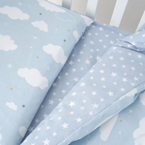 Комплект постельного белья Twins Unicorn голубой (3021-TU-04)