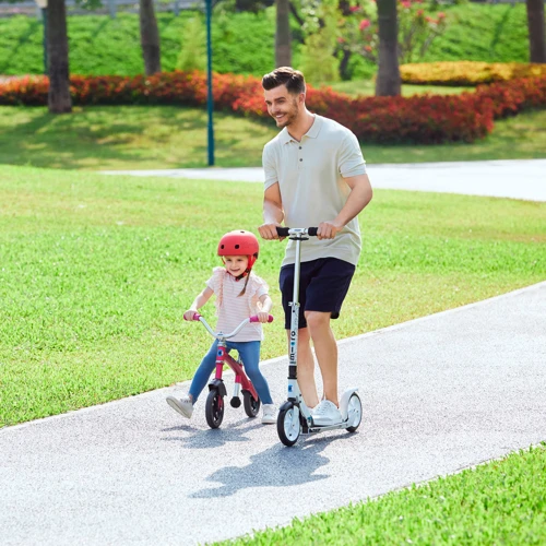 Беговел Micro серии G-Bike Chopper Deluxe - Розовый (до 20 kg с сидением, 2-х колесный): Цвет розовый